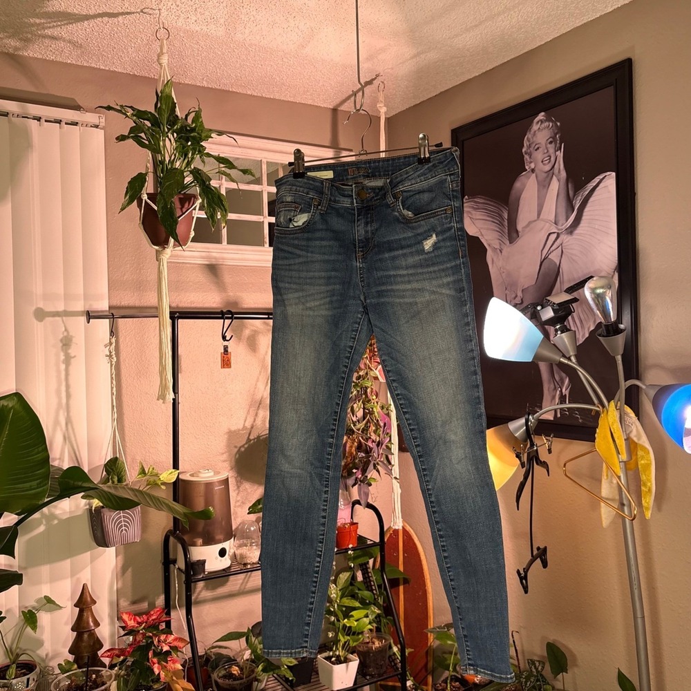 KUT from the Kloth Brigitte Ankle Skinny Jeans Size 6 Distressed